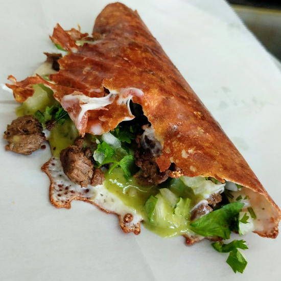 Street Tacos and Grill - Secret menu cheese taco (Foodzooka)